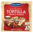 Santa Maria Tortillia Corn & Wheat VPE (12x320g Packung) + usy Block
