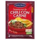 Santa Maria Seasoning Mix Chili Con Carne 3er Pack (3x28g Packung) + usy Block