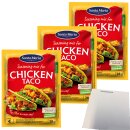 Santa Maria Seasoning Mix Chicken Taco 3er Pack (3x28g Packung) + usy Block