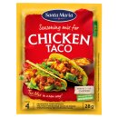 Santa Maria Seasoning Mix Chicken Taco VPE (20x28g Packung) + usy Block