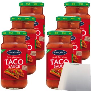 Santa Maria Taco Sauce Mild VPE (6x220g Glas) + usy Block