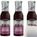 Santa Maria Smokey Hickory Sauce 3er Pack (3x291ml Flasche) + usy Block