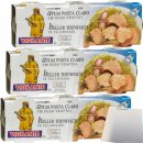 Vigilante "Thunfisch in Pflanzenöl" Atún en aceite vegetal 3er Pack (3x 3x80g Dose) + usy Block