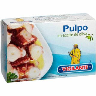 Vigilante Oktopus in Olivenöl (115g Dose)