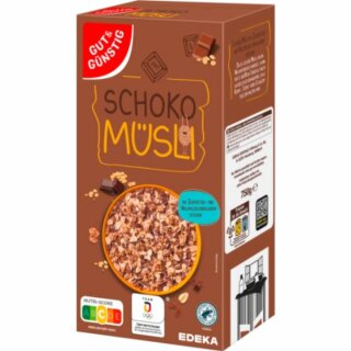 Gut & Günstig Schoko Müsli (750g Packung)