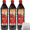 Parras Vinagre de Sidra Sidreessig 3er Pack (3x1L Flasche) + usy Block