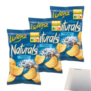 Lorenz Naturals Meersalz und Pfeffer 3er Pack (3x95g Packung) + usy Block
