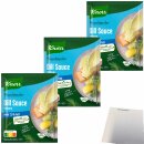 Knorr Feinschmecker Dill Sauce fettarm reicht für ca. 0,25l 3er Pack (3x31g Packung) + usy Block