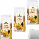 Alnatura Zimt Flakes 3er Pack (3x250g Beutel) + usy Block
