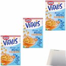Dr. Oetker Vitalis Weniger Süß Knusper Pur 3er Pack (3x1,5kg Packung) + usy Block