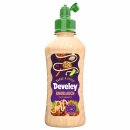 Develey Knoblauch Sauce mit Sesam 3er Pack (3x225ml Flasche) + usy Block