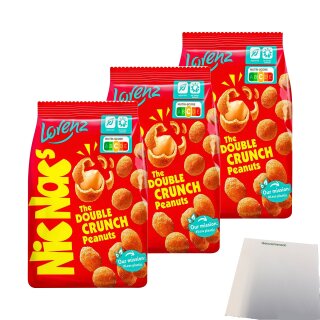 Lorenz Nic Nacs Original 3er Pack (3x110g Packung) + usy Block