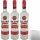 Bacardi Razz Rum mit Himbeeraroma 27% vol. 3er Pack (3x0,7L Flasche) + usy Block