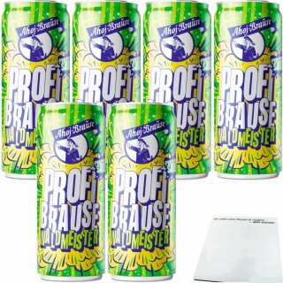 Ahoj Brause Waldmeister 6er Pack (6x330ml Dose) + usy Block