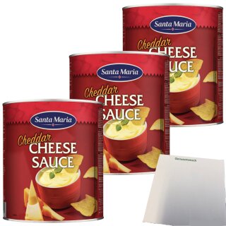Santa Maria Cheddar Cheese Sauce VPE (3x2866ml Dose)