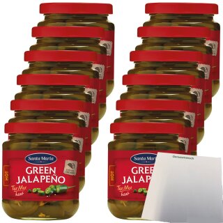 Santa Maria Jalapeno Green VPE (12x215g Glas) + usy Block