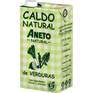 Aneto Caldo Natural de Verduras, Gemüsebrühe (1L Packung)