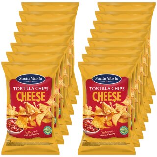 Santa Maria Tortilla Chips Cheese VPE (15x185g Packung)