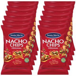 Santa Maria Tortilla Chips Nacho VPE (12x475g Packung)