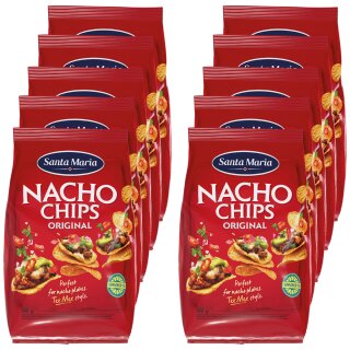 Santa Maria Tortilla Chips Nacho VPE (10x185g Packung)