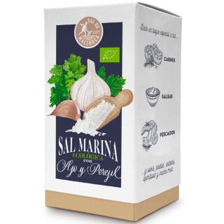 Sal Marina Salz aus Mallorca mit Knoblauch/ Petersilie (500g Packung)