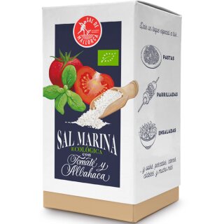 Sal Marina Salz aus Mallorca mit Tomate/ Basilikum (500g Packung)