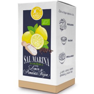 Sal Marina Salz aus Mallorca mit Zitrone/ Pfeffer (500g Packung)