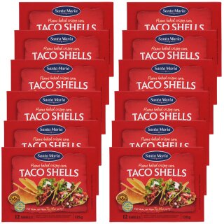 Santa Maria Tortilla Taco Shells VPE (12x135g Packung)
