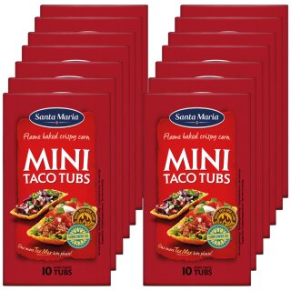 Santa Maria Tortilla Taco Tubs VPE (14x86g Packung)