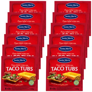 Santa Maria Tortilla Taco Tubs VPE (12x145g Packung)