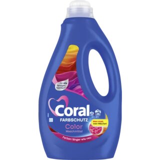 Coral Colorwaschmittel Flüssig Optimal Color 26WL (1,3L Flasche)