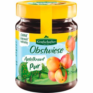 Grafschafter Obstwiese Konfitüre Apfelkraut Pur (320g Glas)