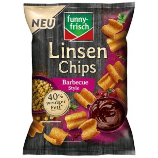 Funny Frisch Linsenchips BBQ Style (1x90g Packung)