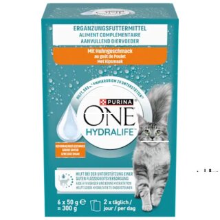 Purina One Nassfutter Katze mit Huhn VPE (8x6X50g Packung)