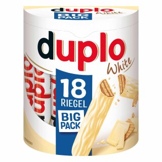 Duplo White Big Pack 18Stk (327,6g Packung) MHD 02.04.2026 Sonderpreis