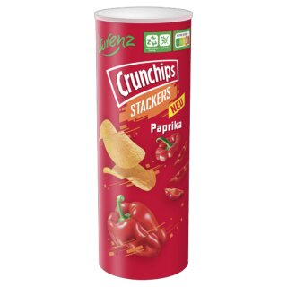 Lorenz Crunchips Stackers Paprika (175g Dose)