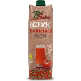 Biosabor Gazpacho Andaluz Kalte Gemüsesuppe (1L Packung)