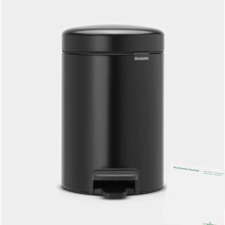 Brabantia Treteimer Newton schwarz (3L Stück) + usy Block