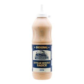 Mississippi Steak House Sauce Pfeffer (900ml Flasche)