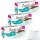 Amicelli Kokoscreme 3er Pack (3x200g Packung) + usy Block