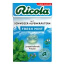 Ricola Fresh Mint Ohne Zucker (50g Packung)