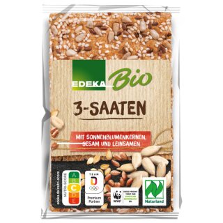 Edeka 3 Saaten Knäckebrot VPE (10X200g Packung)