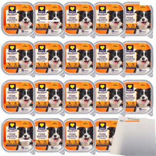 EDEKA Dog Feine Pastete Truthahn VPE (20x300g Packung) + usy Block