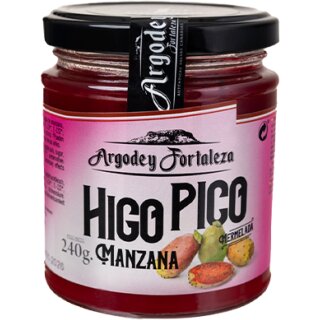 Argodey Fortaleza Higo Pico Marmelade Kaktusfeigen - Apfelcreme (200g Glas)