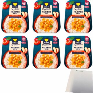 EDEKA Milchreis mit Apfel und Zimt VPE (6x400g Packung) + usy Block