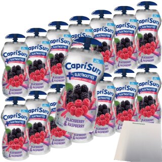 Capri-Sun Electrolyte Blackberry Raspberry VPE (15x330ml Packung) + usy Block