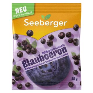 Seeberger Gefriergetrocknete Blaubeeren (15g Beutel)