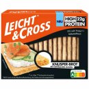 Leicht&Cross Knusperbrot High Protein 22g VPE (8x115g Packung) + usy Block