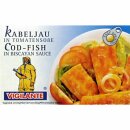 Vigilante Kabeljau in Tomatensauce (3x115g Dose) + usy Block