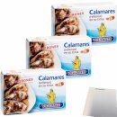 Vigilante Calamares, gefüllte Tintenfischstücke in Pflanzenöl (3x111g Dose) + usy Block